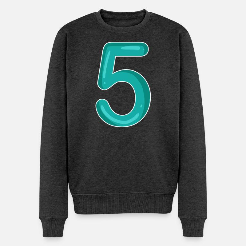 5 - Pull Premium bio Homme - anthracite chiné