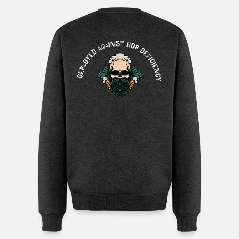Deployed Against Hop Deficiency - Männer Premium Bio Pullover - Anthrazit meliert