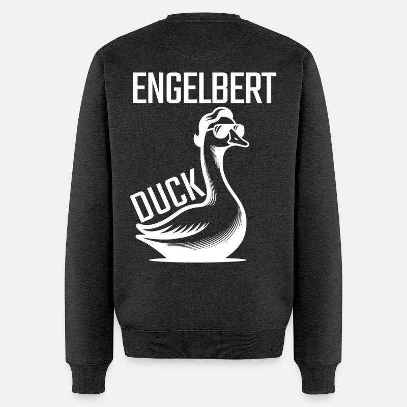 Canard Engelbert - Pull Premium bio Homme - anthracite chiné