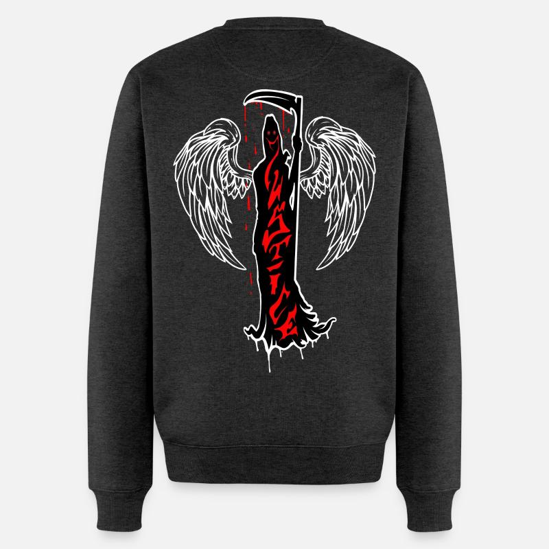 Justice - Pull Premium bio Homme - anthracite chiné