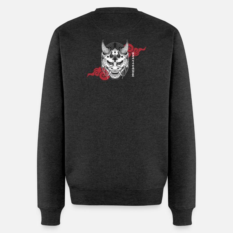 OriMask - Pull Premium bio Homme - anthracite chiné