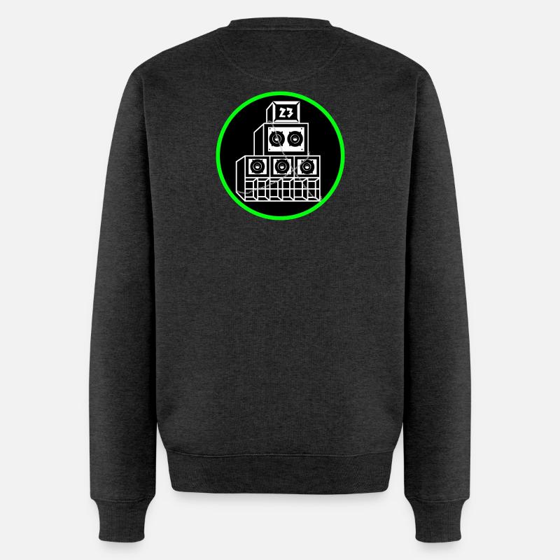 Free Tekno - Männer Premium Bio Pullover - Anthrazit meliert