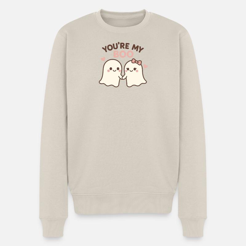 Du bist mein Buh - Männer Premium Bio Pullover - Beige