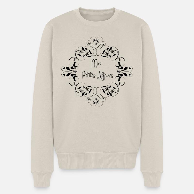 meine kleinen Sachen - Männer Premium Bio Pullover - Beige