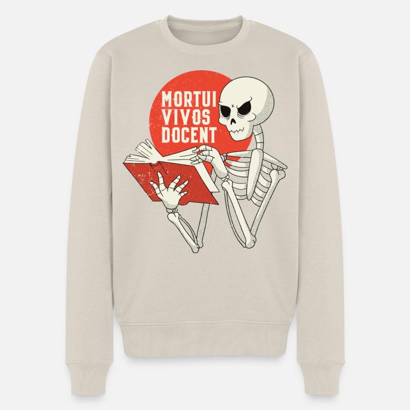 Mortui Vivos Docent - Pull Premium bio Homme - beige