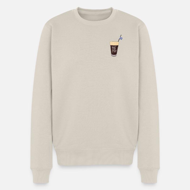 MAIS D’ABORD FREDDO - Pull Premium bio Homme - beige