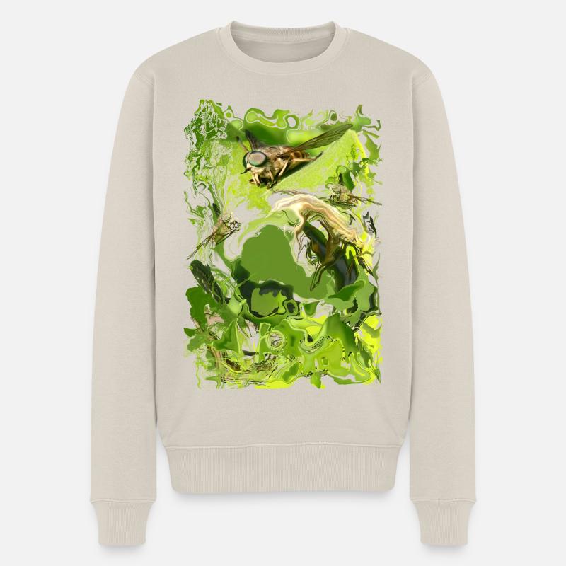 Insekt - Männer Premium Bio Pullover - Beige