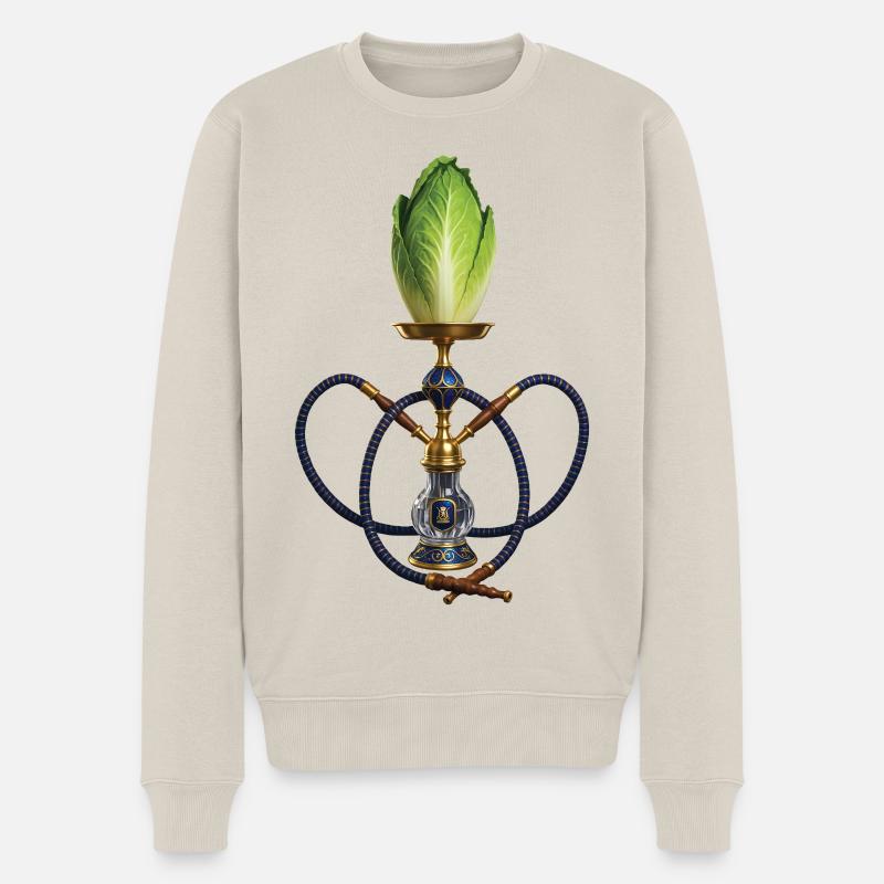 BELGA CHICHA – Belgien - Männer Premium Bio Pullover - Beige