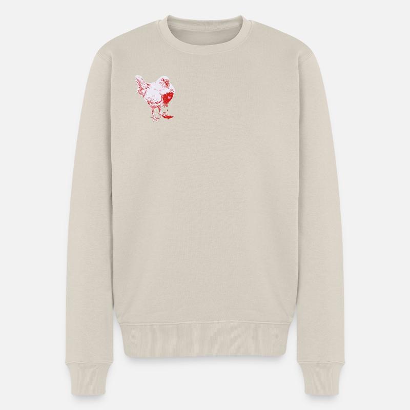 LOVESICK - Pull Premium bio Homme - beige