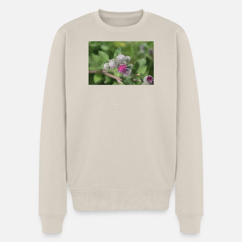 Klette - Männer Premium Bio Pullover - Beige