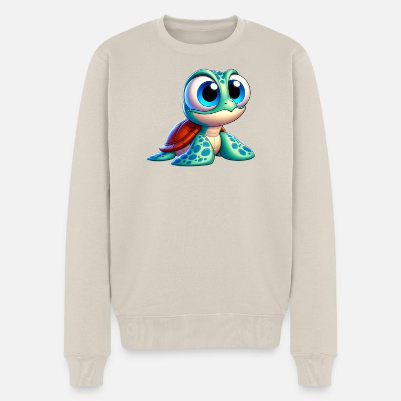 Tortue - Pull Premium bio Homme - beige