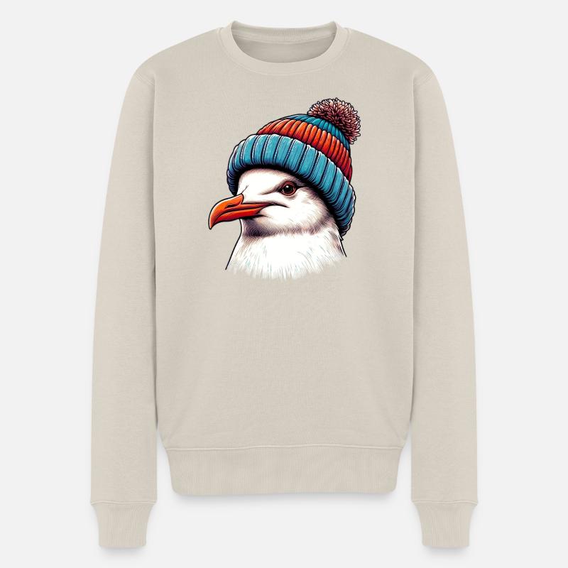 Mouette - Pull Premium bio Homme - beige