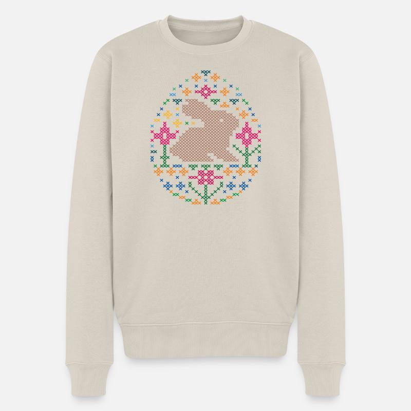 Pâques - Pull Premium bio Homme - beige