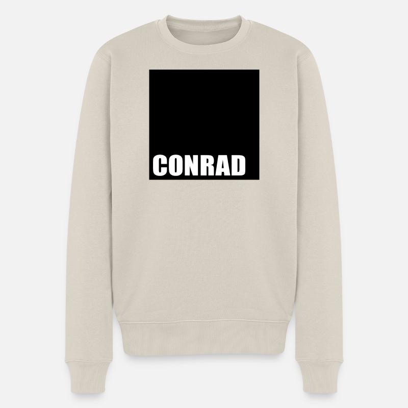 JUNGE VORNAME CONRAD - Männer Premium Bio Pullover - Beige