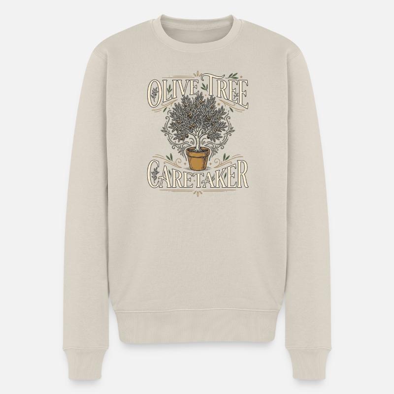 Olive Tree - Pull Premium bio Homme - beige