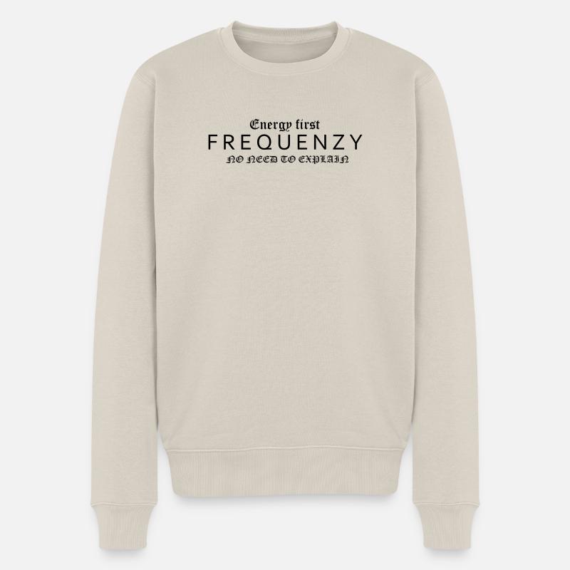 Energy First – FREQUENZY Kollektion - Männer Premium Bio Pullover - Beige