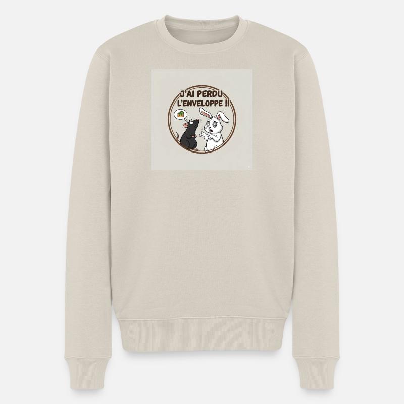 J'ai perdu l'enveloppe - Pull Premium bio Homme - beige