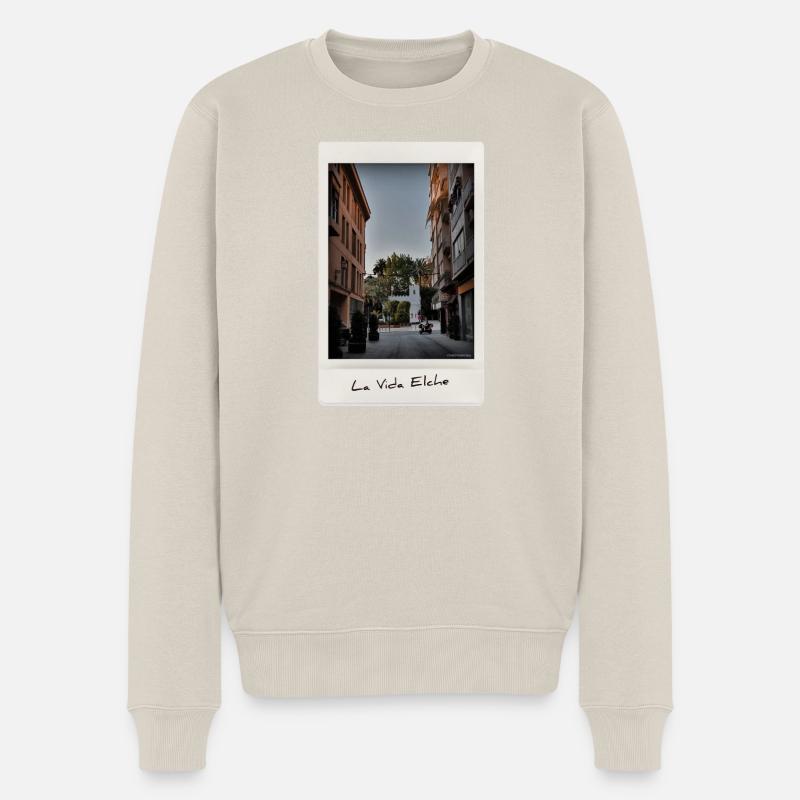 Vie Elche - Pull Premium bio Homme - beige