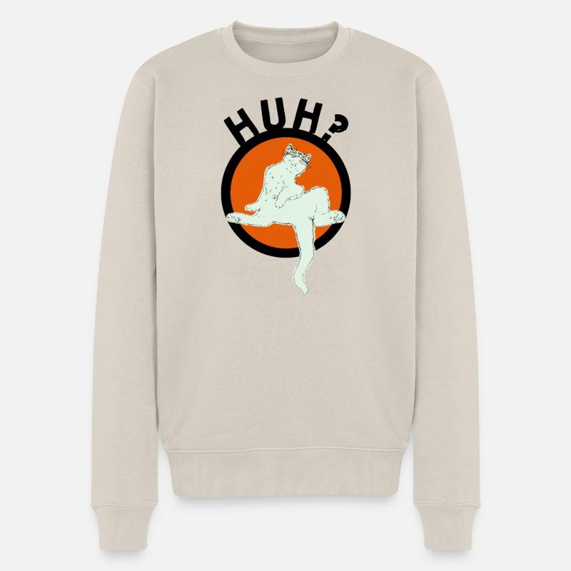 HEIN ? - Pull Premium bio Homme - beige