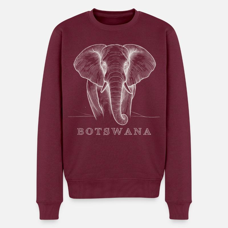 Botswana Power - Pull Premium bio Homme - bourgogne