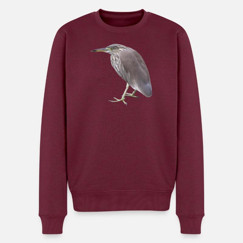 Bacchus Heron - Pull Premium bio Homme - bourgogne