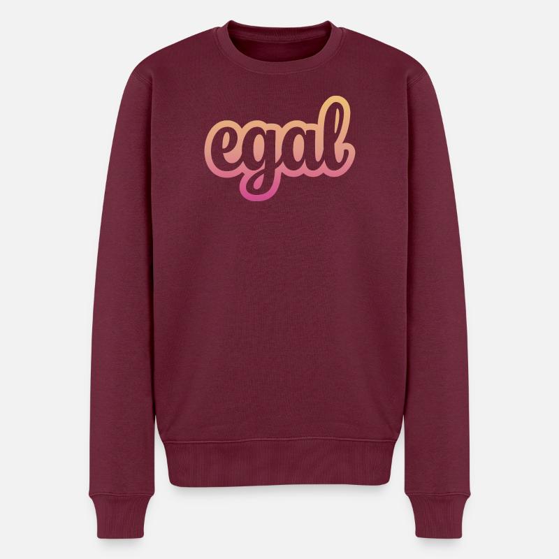 tout de même - Pull Premium bio Homme - bourgogne