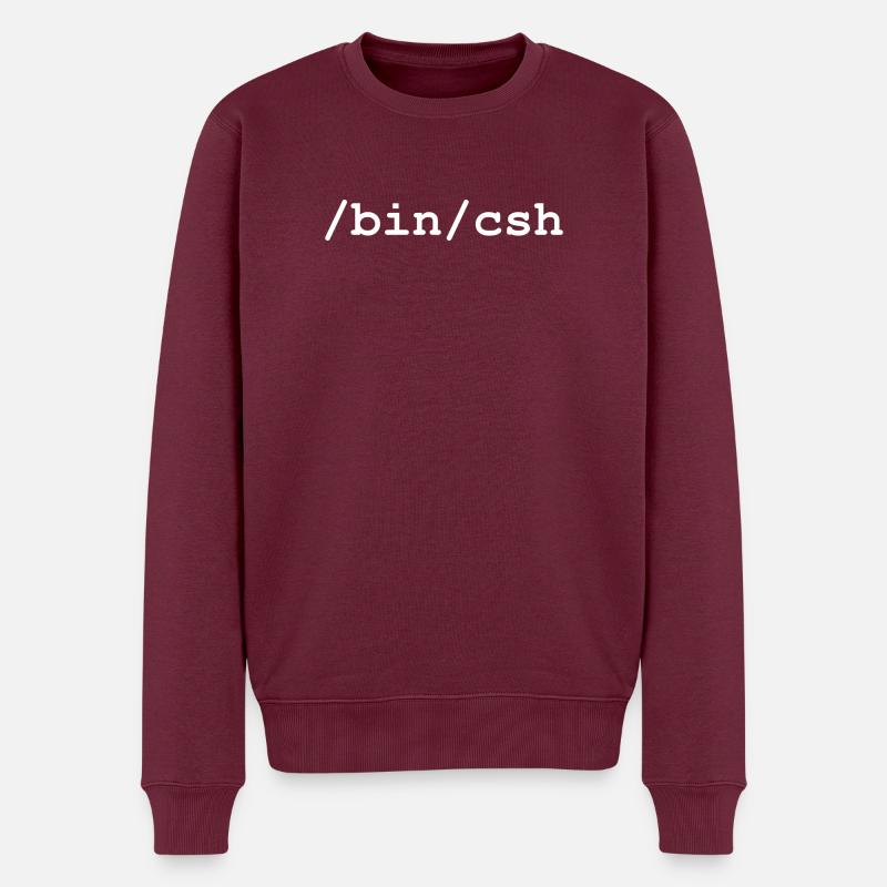 Interpréteur C - /bin/csh - Pull Premium bio Homme - bourgogne