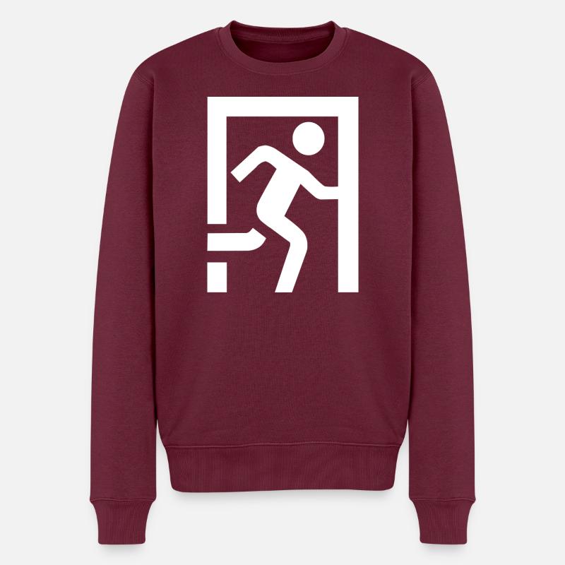 119700810_174724670_eksit - Pull Premium bio Homme - bourgogne