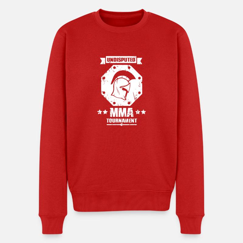 MMA - Männer Premium Bio Pullover - Rot