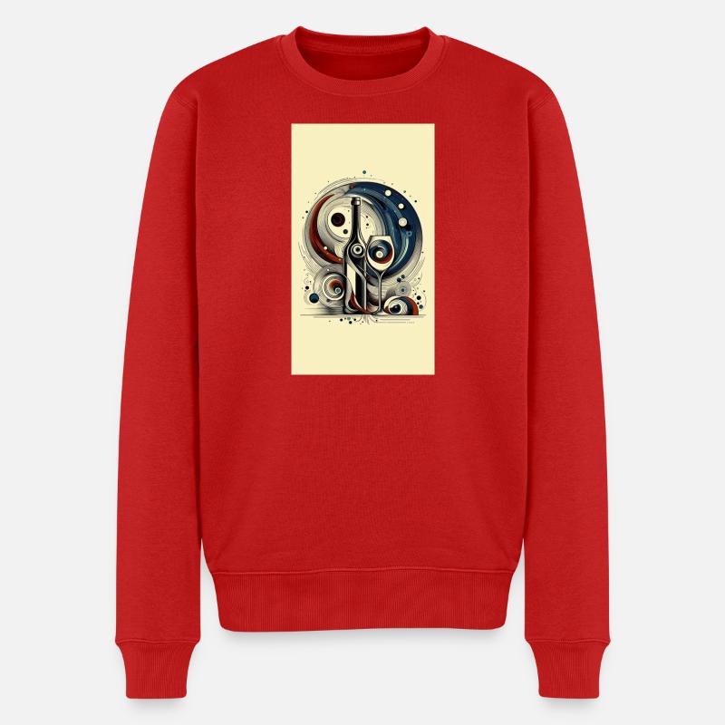 Vin 1 1 - Pull Premium bio Homme - rouge