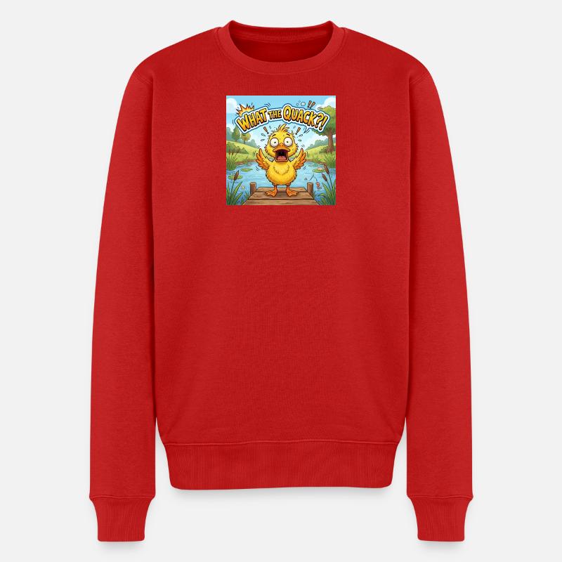 C’est quoi ce bordel !? - Pull Premium bio Homme - rouge
