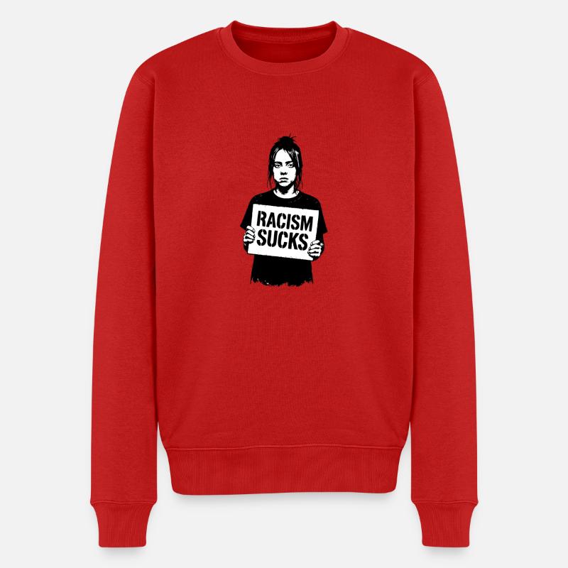 Le racisme craint - Pull Premium bio Homme - rouge