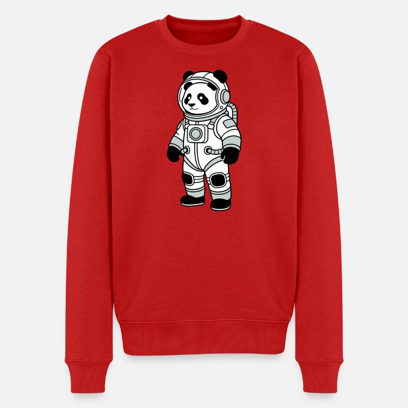 Combinaison spatiale panda bear - Pull Premium bio Homme - rouge