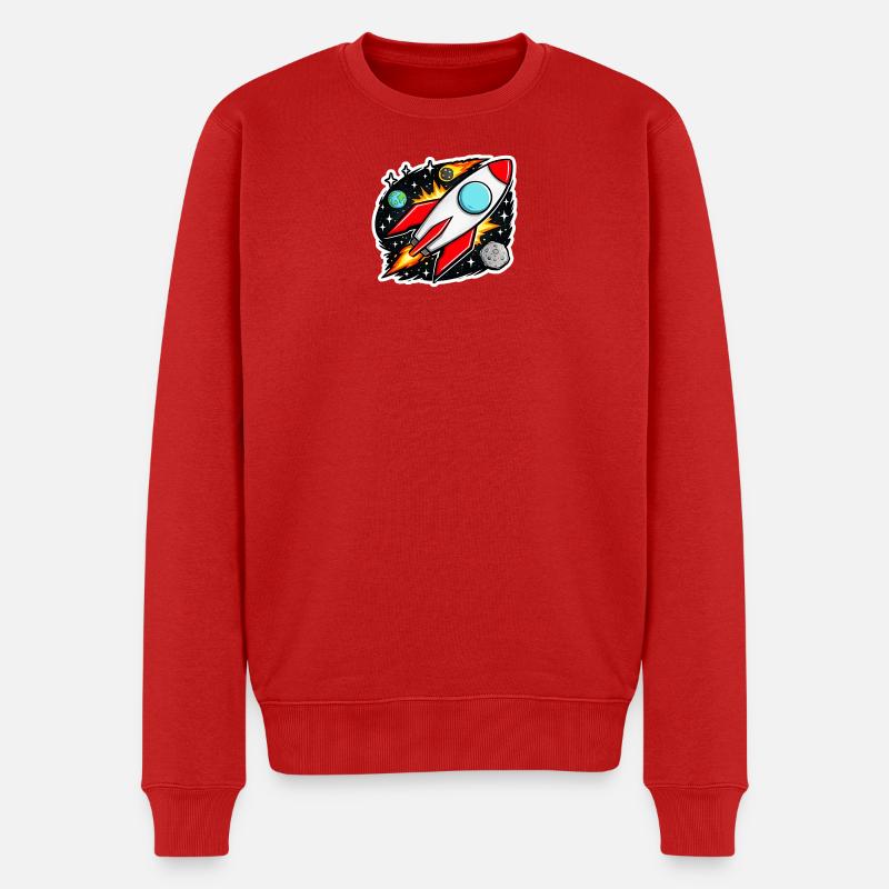 Fusée - Pull Premium bio Homme - rouge