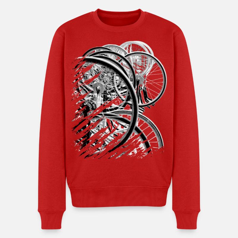 Radball | Cycle Ball Break 2 - Pull Premium bio Homme - rouge