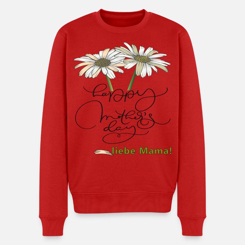 Happy Mothersday - Männer Premium Bio Pullover - Rot