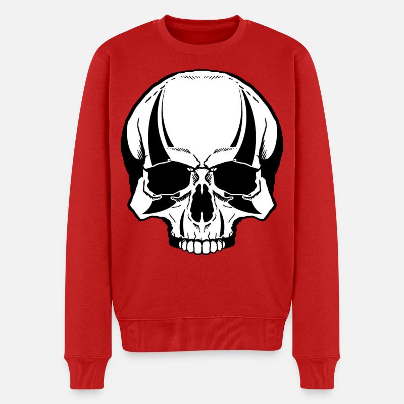 Jester’s Death - Männer Premium Bio Pullover - Rot