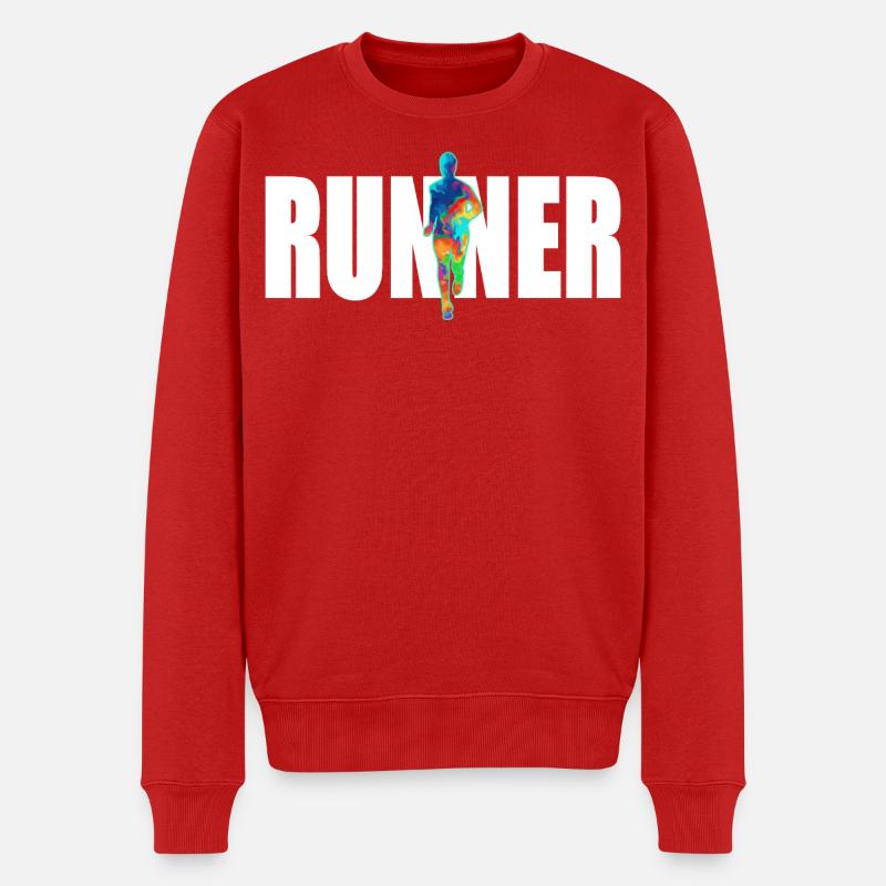 Coureur - Pull Premium bio Homme - rouge