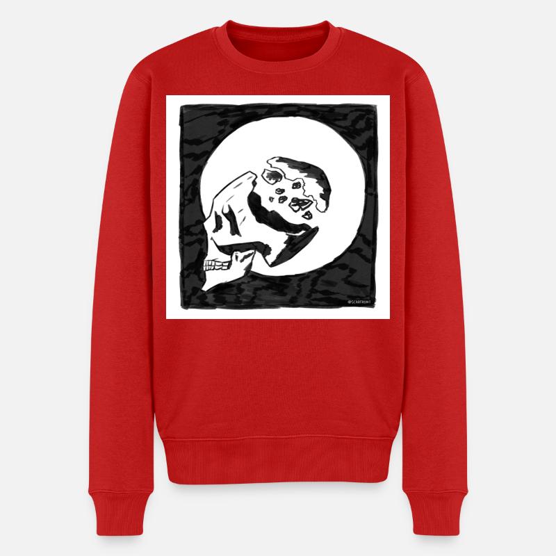 Geistlos - Männer Premium Bio Pullover - Rot
