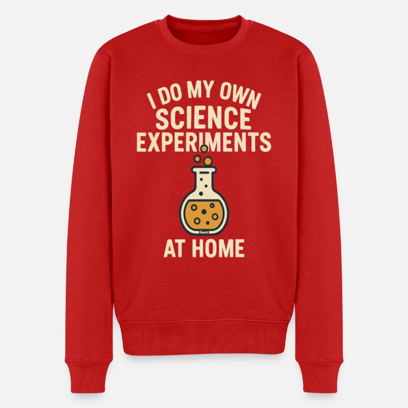 Expériences scientifiques autonomes à domicile - Pull Premium bio Homme - rouge