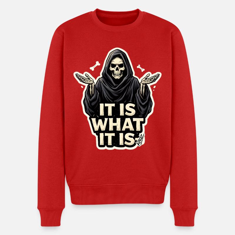Reaper, c’est comme ça - Pull Premium bio Homme - rouge