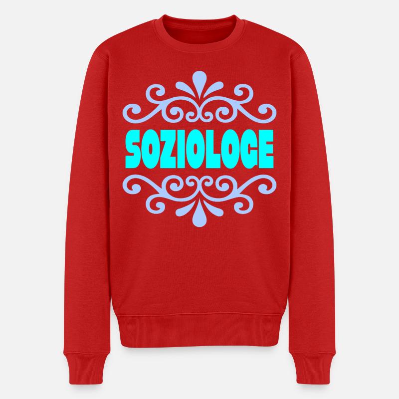 Sozialwissenschaft Soziologe - Männer Premium Bio Pullover - Rot