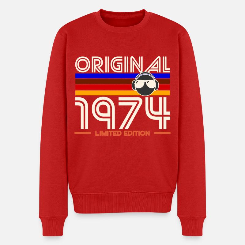 Original 1974 Édition limitée - Pull Premium bio Homme - rouge