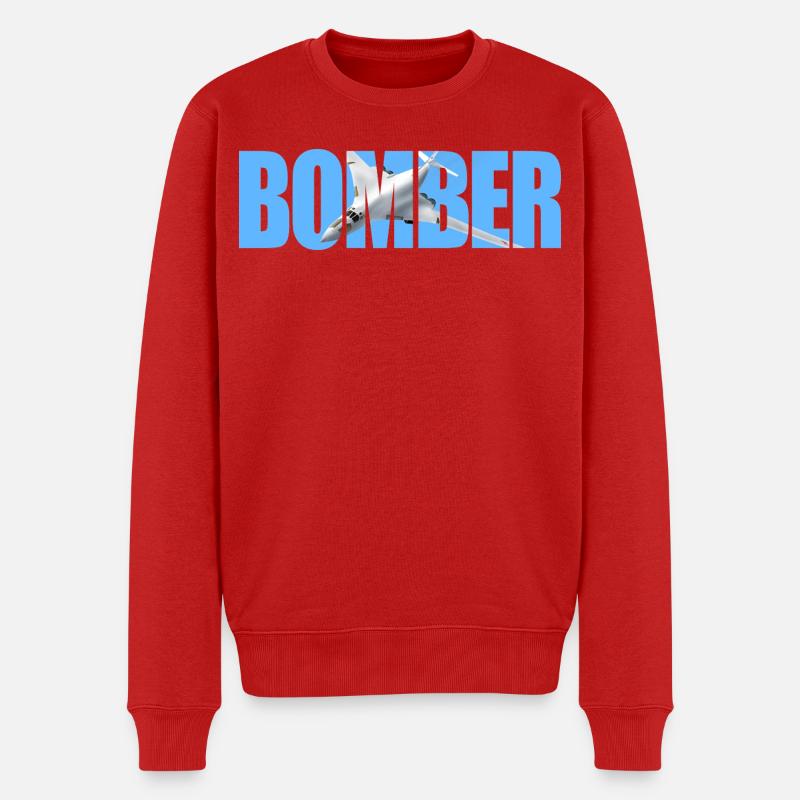 Blouson aviateur Tu-160 - Pull Premium bio Homme - rouge