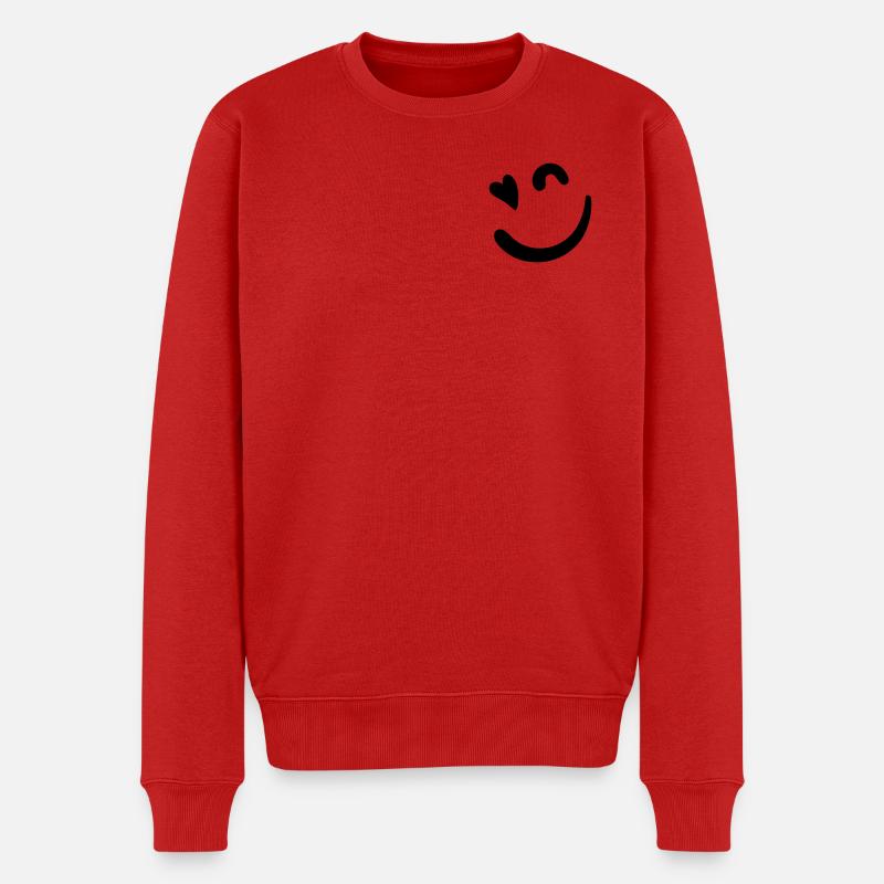Logo Beacon - Rouge - Pull Premium bio Homme - rouge