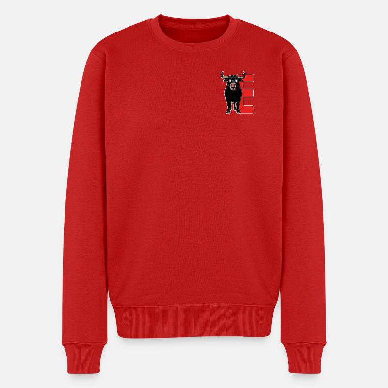 Bull Spain Anagramm - Männer Premium Bio Pullover - Rot