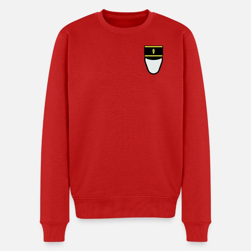 Gendarm Képi G.M. (Mobile Constable) - Männer Premium Bio Pullover - Rot