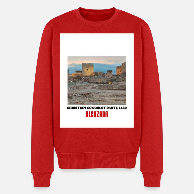 Conquête chrétienne Alcazaba 1489 - Pull Premium bio Homme - rouge