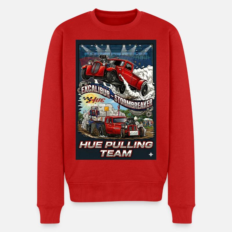 Tshirt_Hue_Pulling_Team - Pull Premium bio Homme - rouge