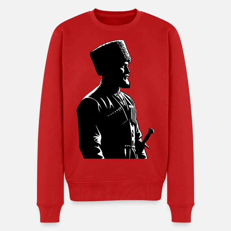 Шейх Мансур - Männer Premium Bio Pullover - Rot